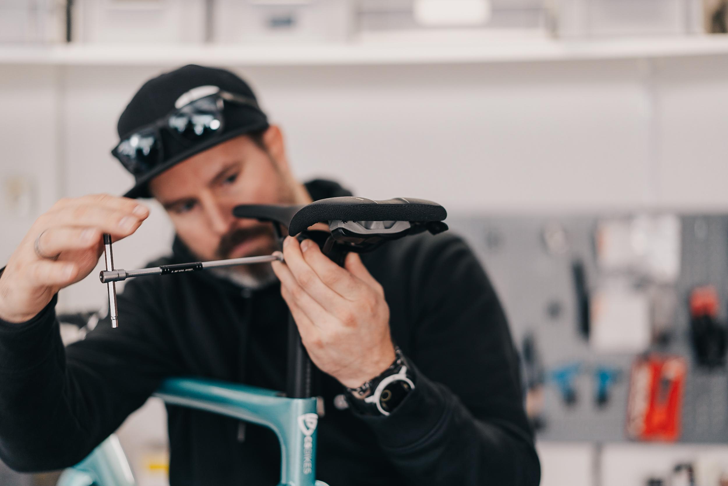 <p>With CS Bikes, you can experience the comfort and performance of SQ-Lab technology tailored specifically to you. Our Bike Tailoring process combines advanced measurements with our expertise to select the ideal products for your application. Say goodbye to discomfort and hello to enjoyable, pain-free rides.</p><p>Don't settle for anything less than perfection when it comes to your saddle. Choose CS Bikes and SQ-Lab technology to elevate your cycling experience. Get in touch with us now and discover the difference a perfectly fitted saddle can make. Your comfort is our priority, and we're here to exceed your expectations.</p>