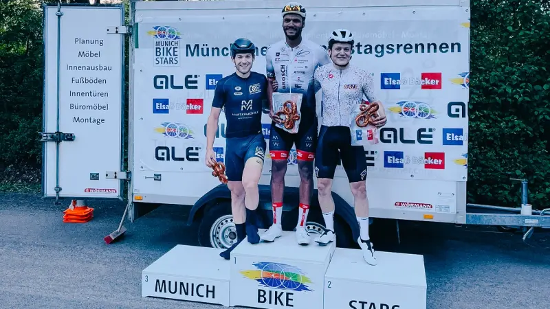 CSBIKES Road Team erreicht 3. Platz beim ersten Münchner Donnerstagsrennen!