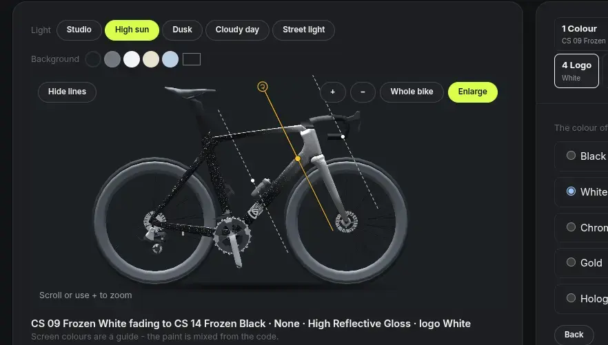 CSBikes From your screen to the paint shop